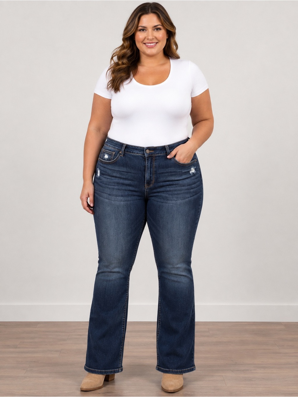 Judy Blue Slim Bootcut Jeans – Dark Wash – 24W